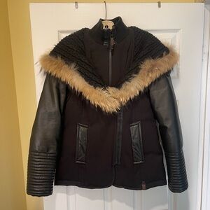 RUDSAK Women Fur Trim Jacket